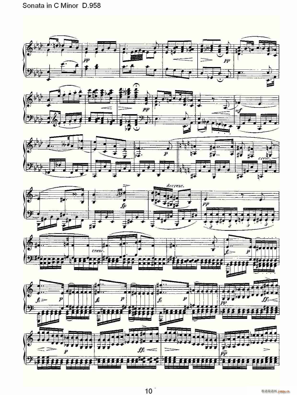 Sonata in C Minor D.958(ʮּ)9