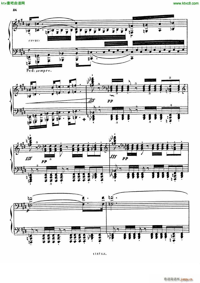Alkan op 39 12 Etudes in Minor Keys no 9(钢琴谱)11