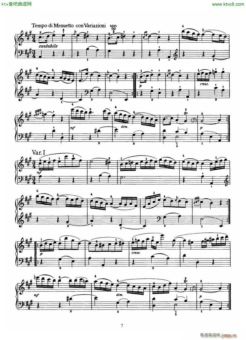 Haydn Piano Sonata No 30 In A()7