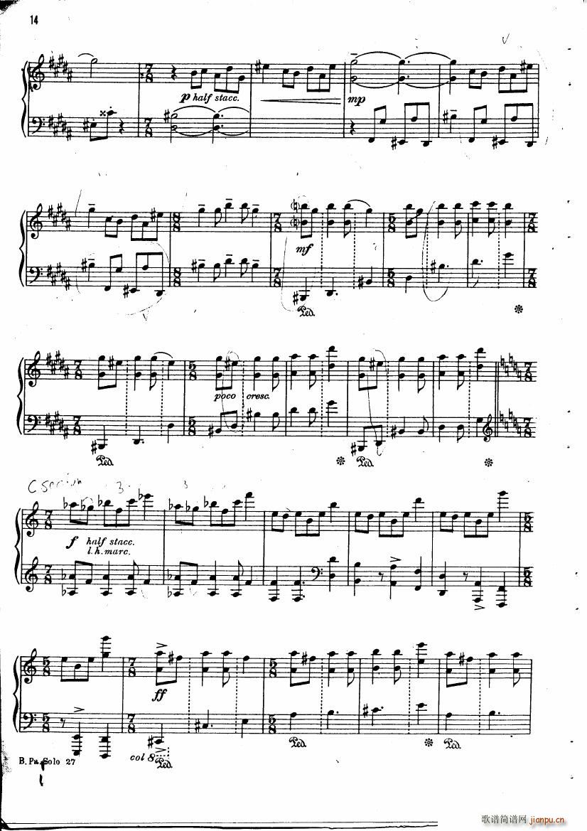 Copland Piano Sonata()15