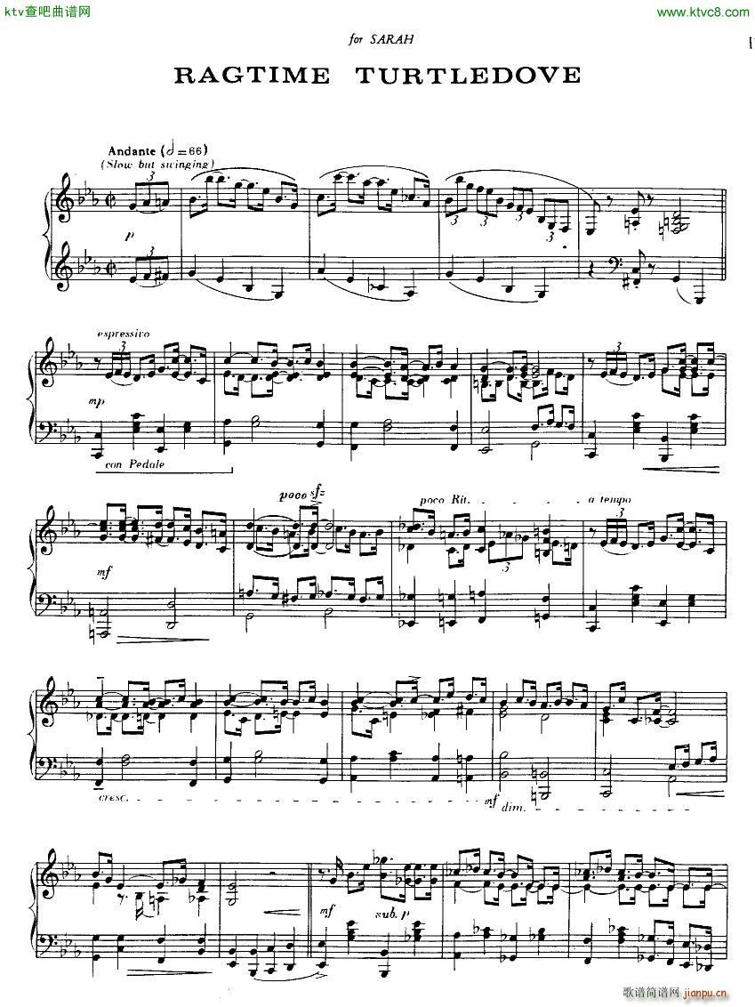 Albright Grand Sonata in Rag()12