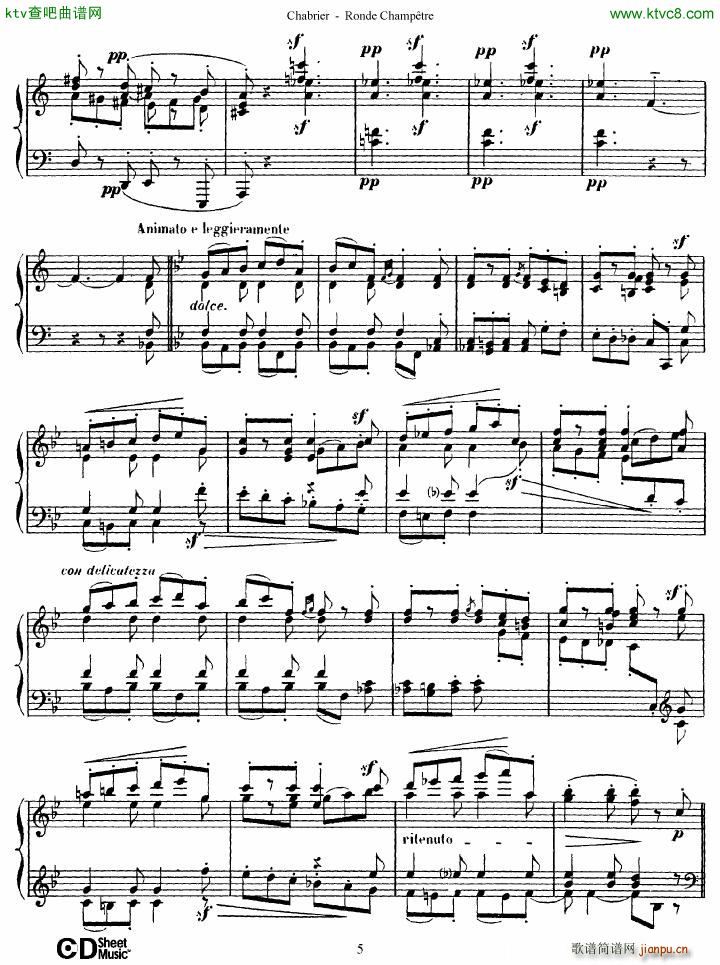 Chabrier Ronde Champtre()5