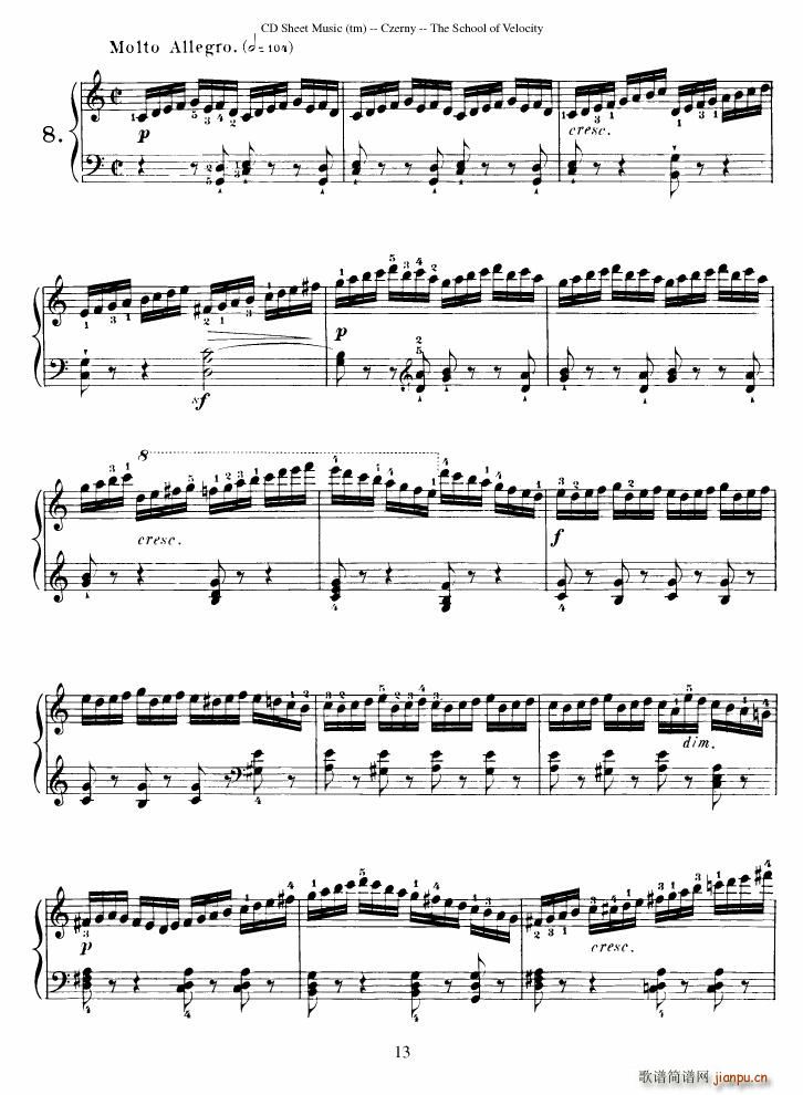 Czerny op 226 Fantasie f Moll 4H()31