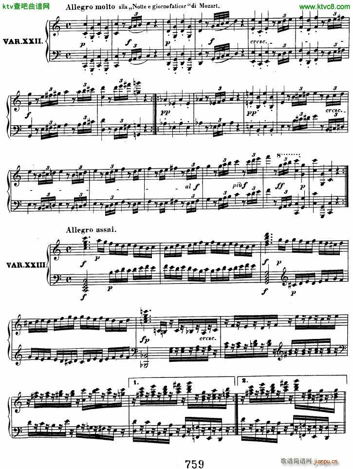 Beethoven op 120 Diabelli Variations()19