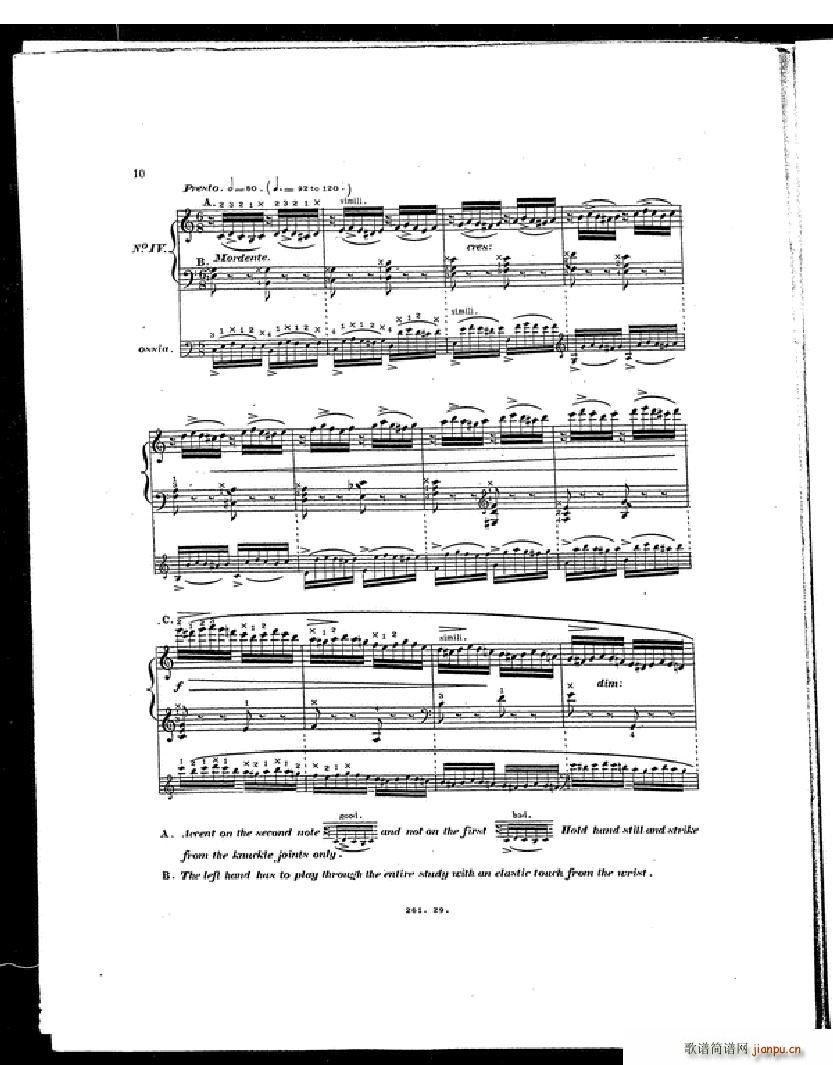 Czerny Etudes de la Velocite()7