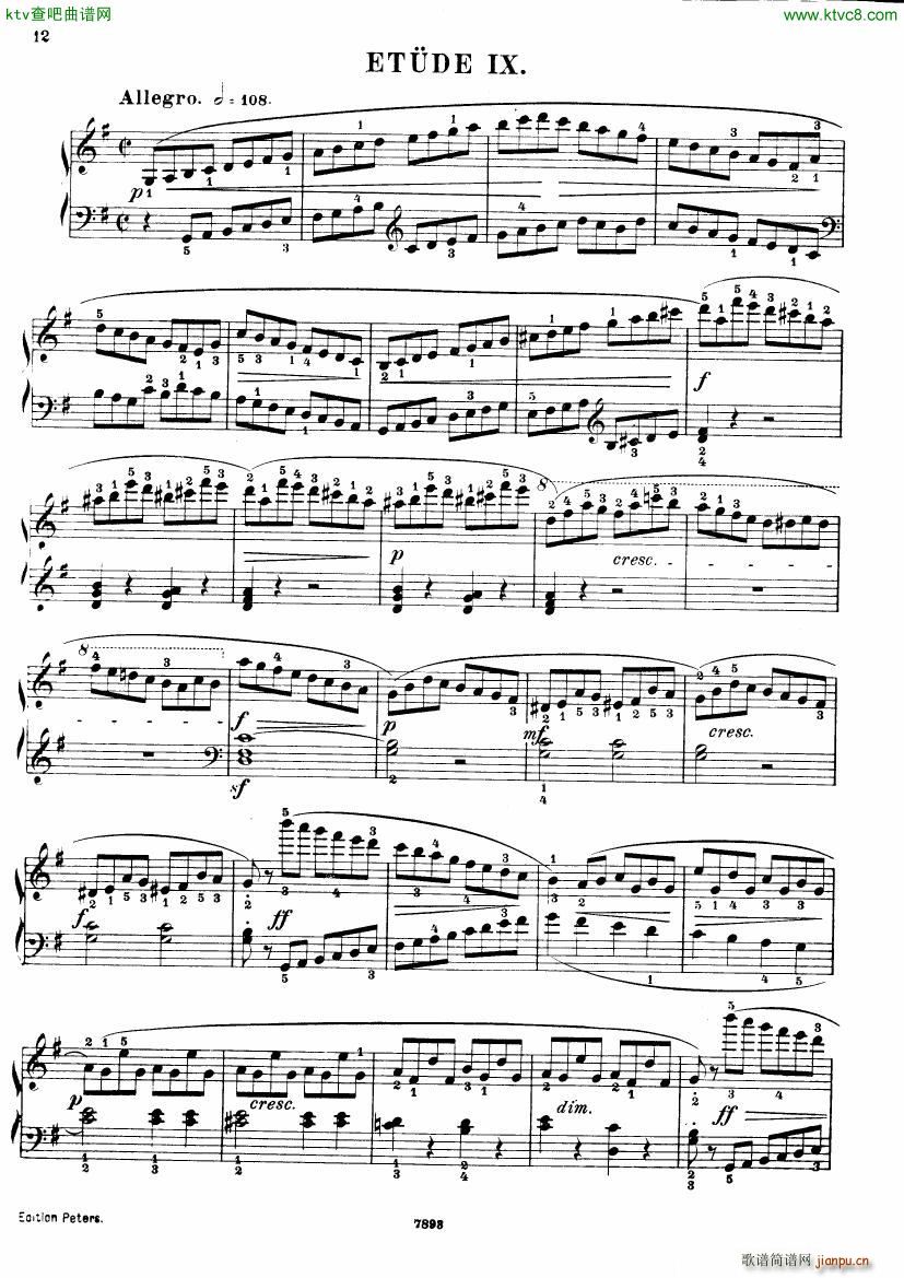 Henri Bertini 1798 1876 25 Easy Etudes Op 100()13