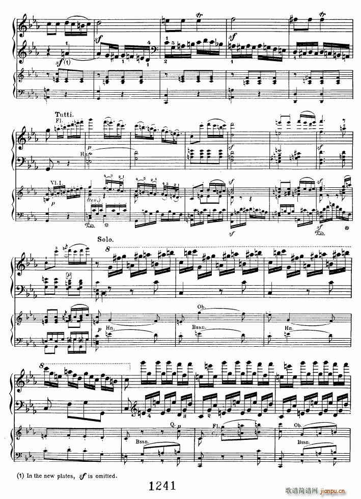 Beethoven op 37 Piano Concerto no 3 2pno red ()8