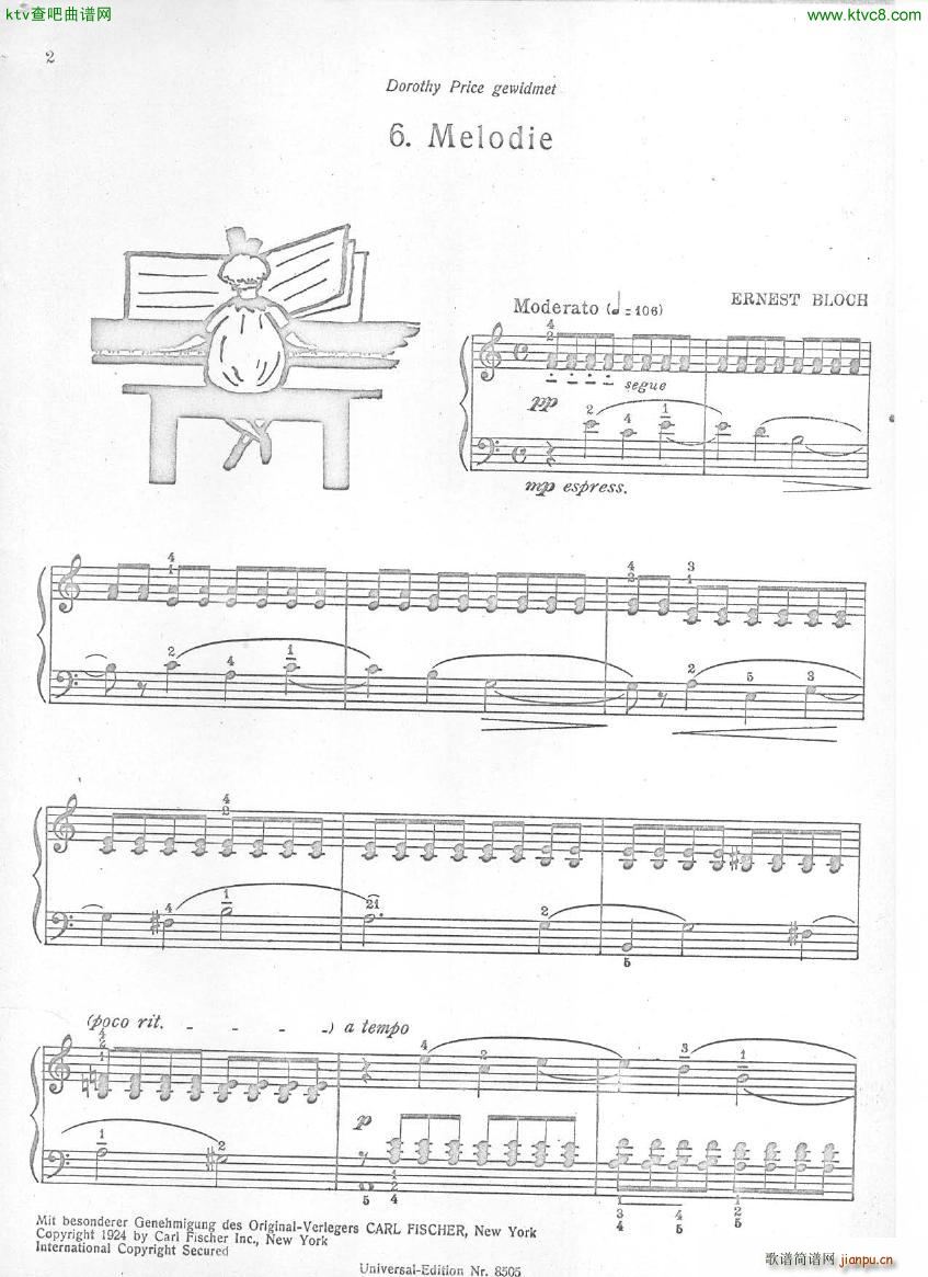 Bloch Enfantines Pieces for children Book2()1