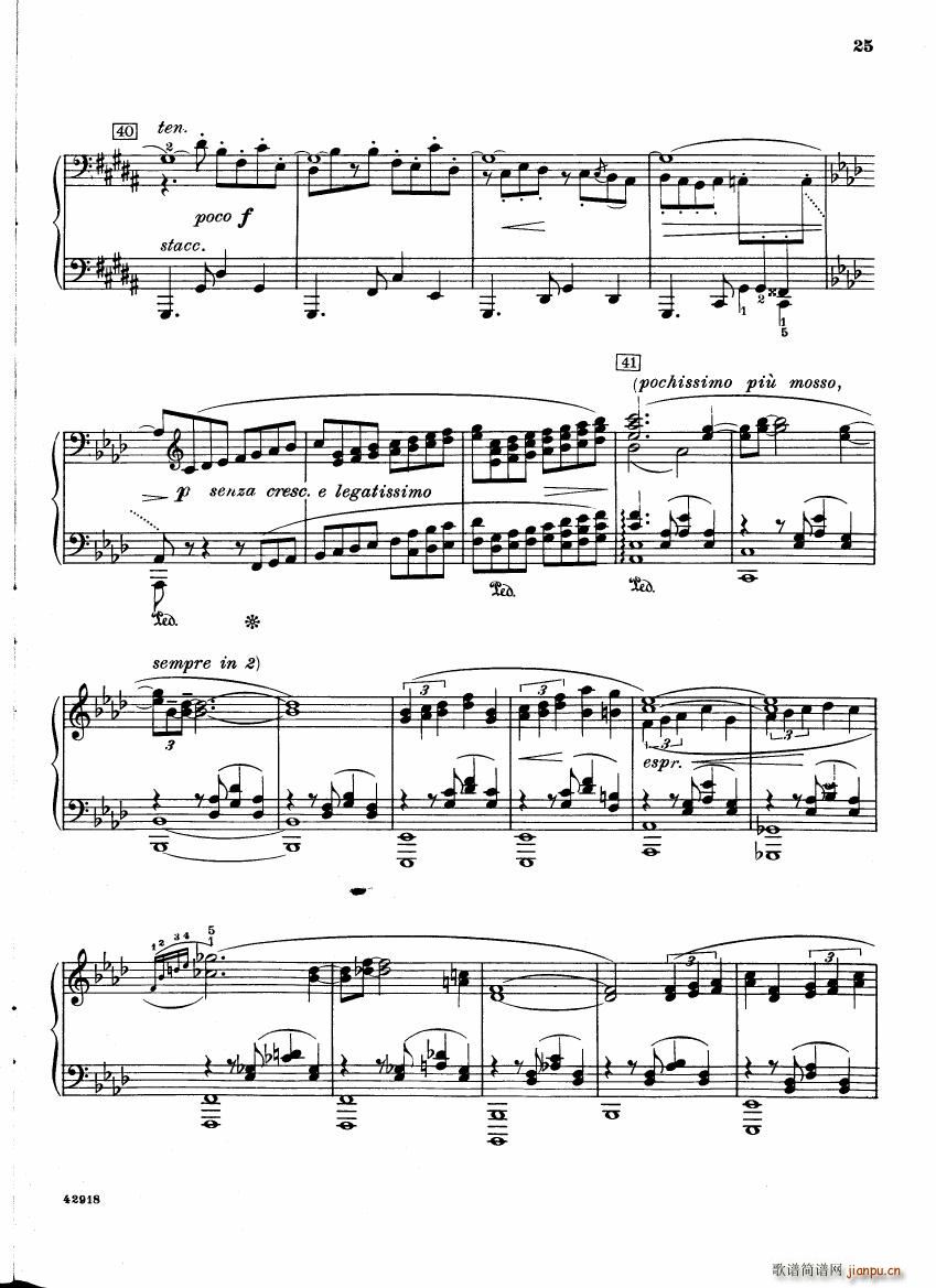 Barber op 28 Souvenirs piano solo()25