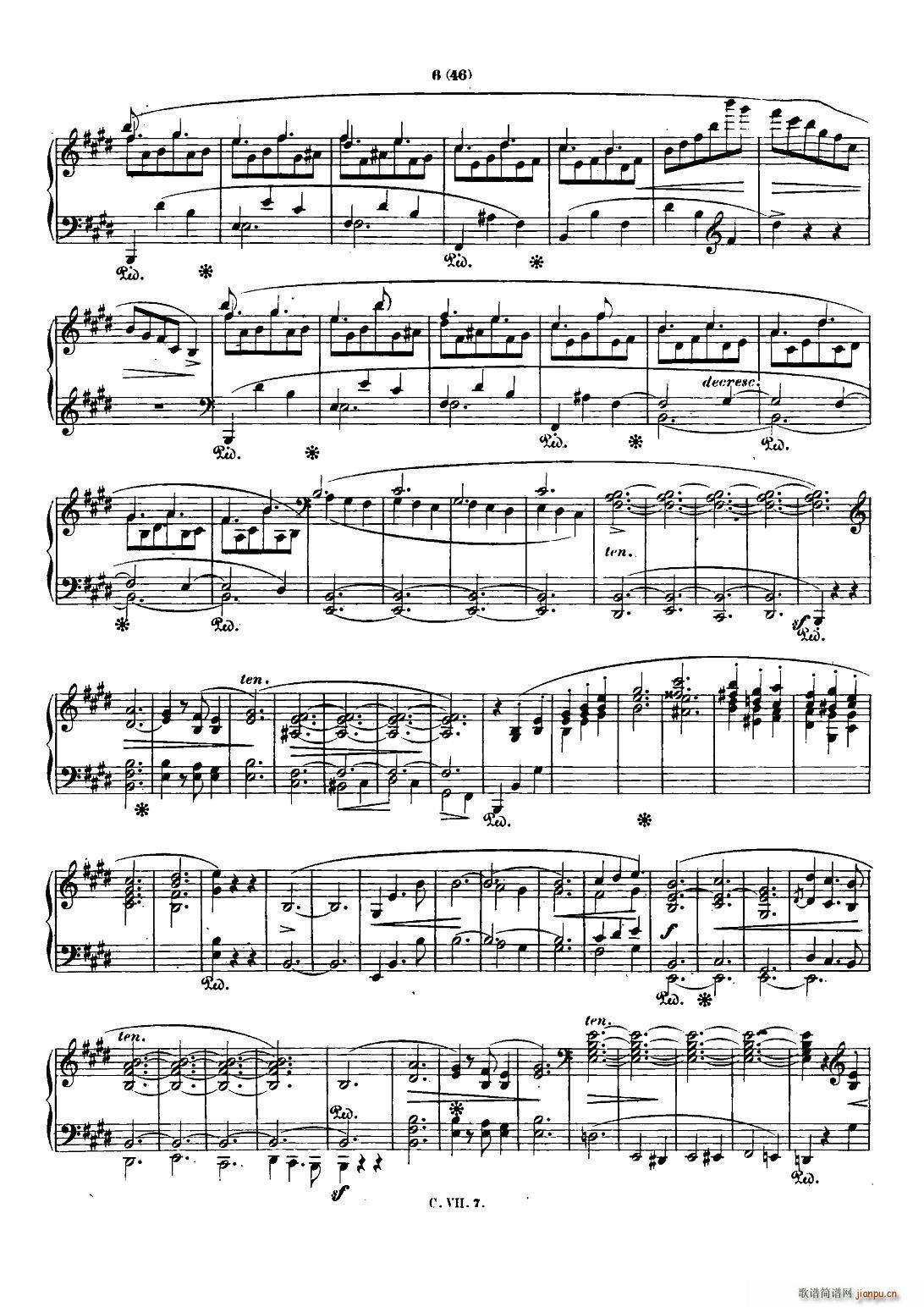 Ф г Chopin Scherzo No 4 E Op 54()5