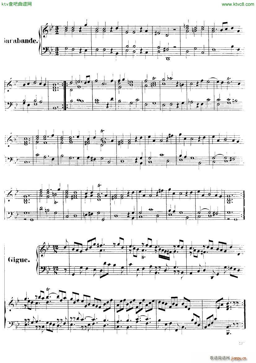 Handel Suite in G minor G250 255()6