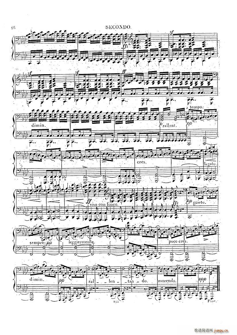 Czerny op 226 Fantasie f Moll 4H()17