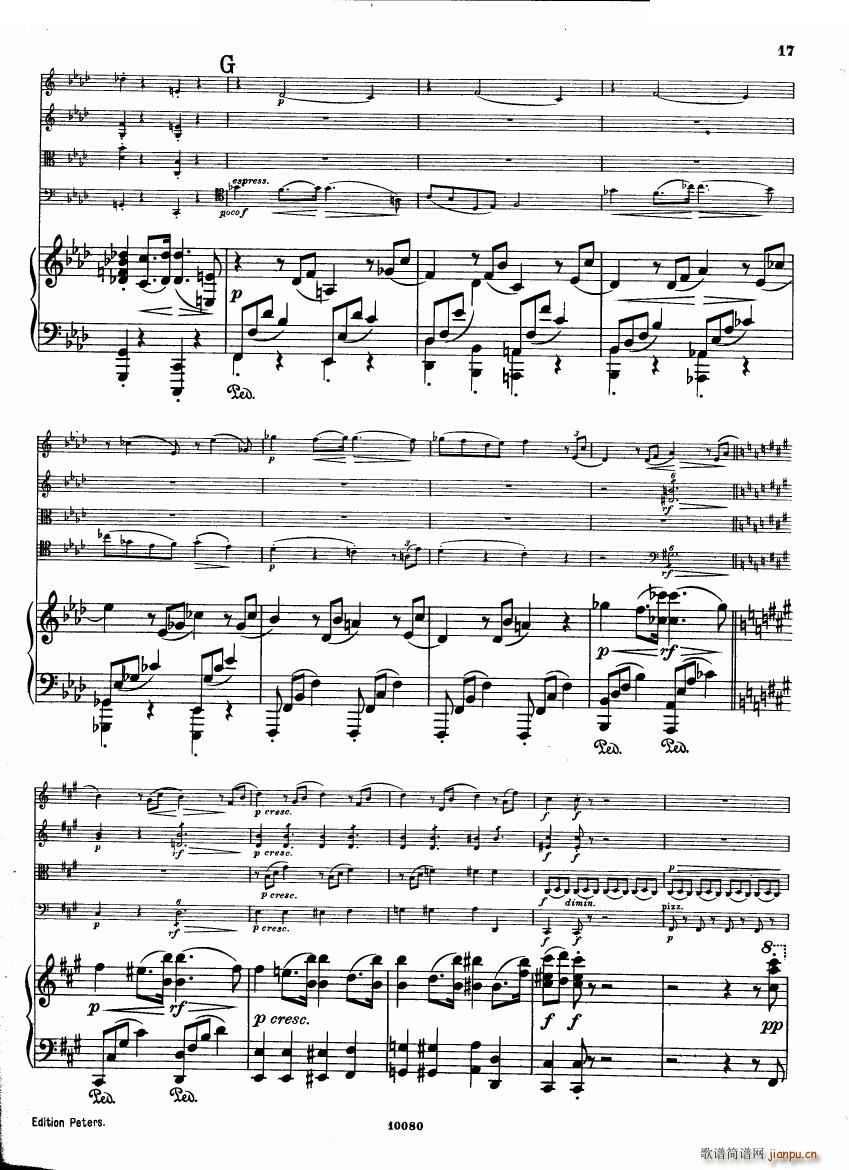 Brahms op 34 Piano Quintet f minor score һ()15
