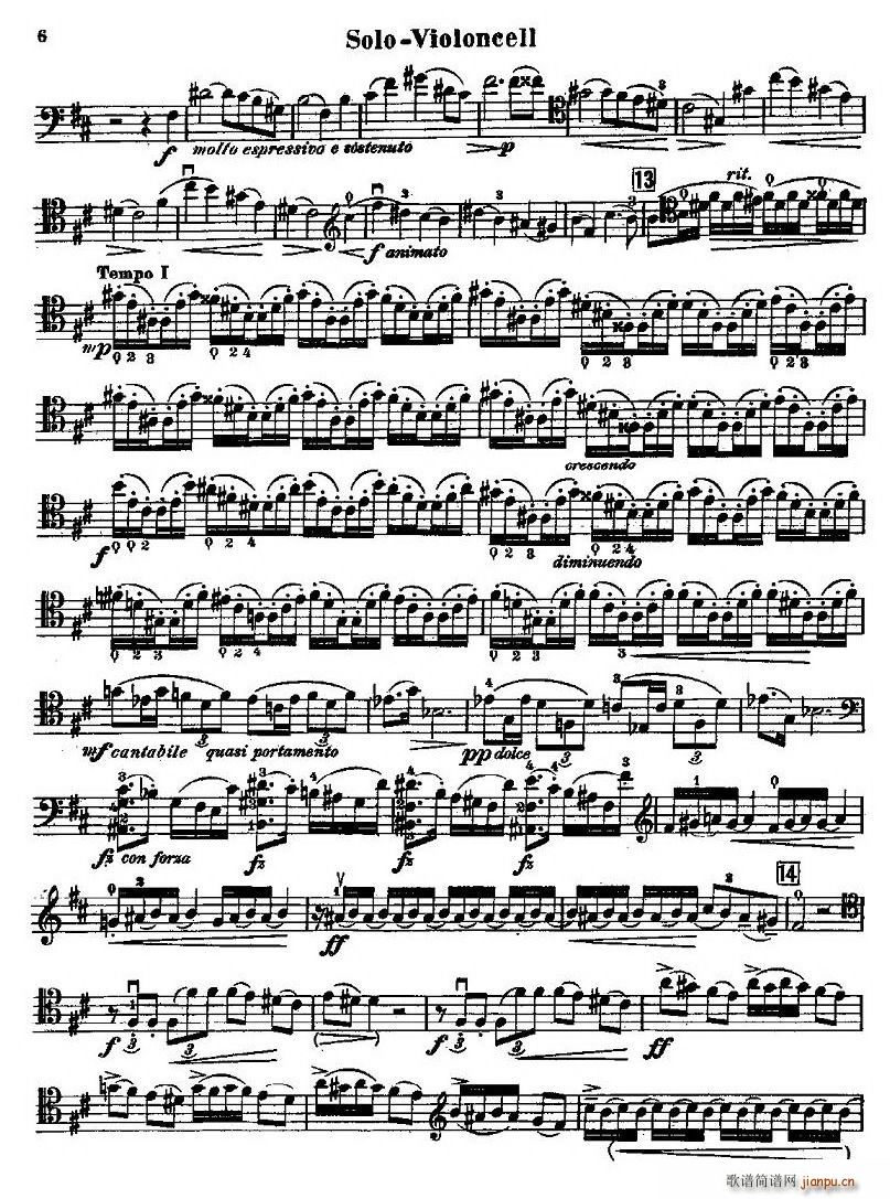 CELLO CONCERTO in B minor()6