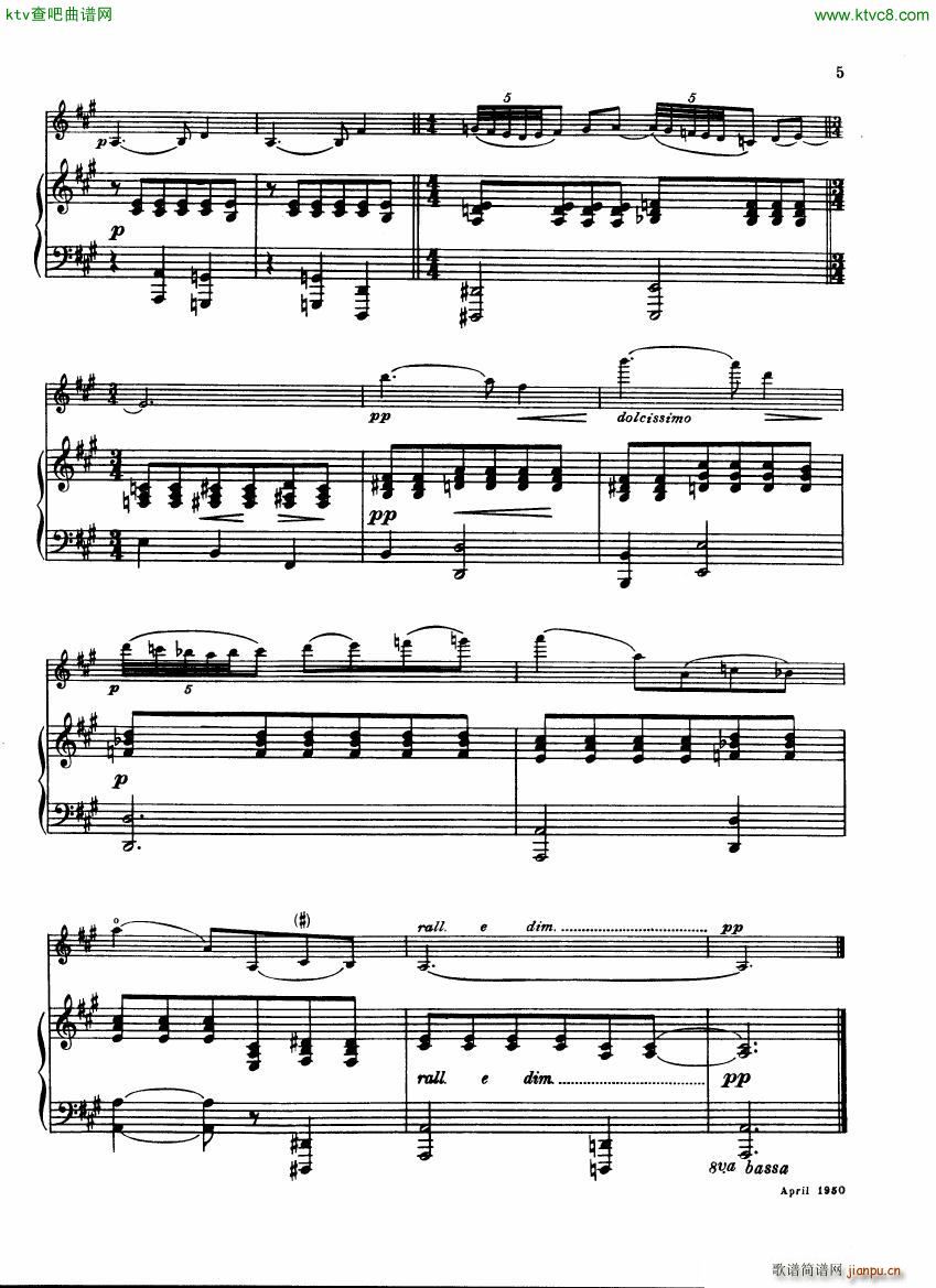 Berkeley Elegy and Toccata Violin and Piano()5