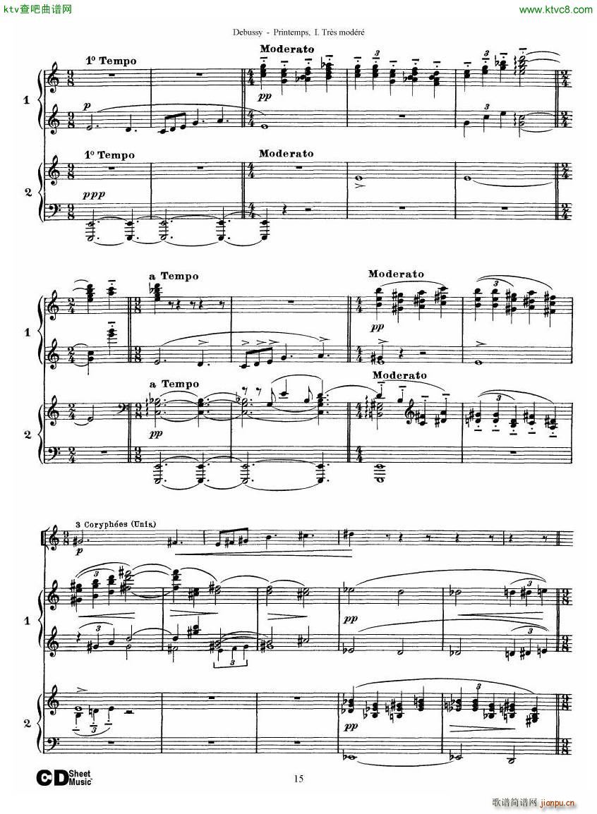 Debussy Printemps I()15