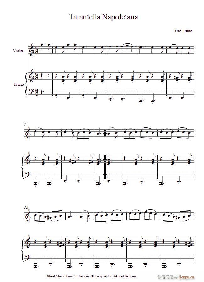Tarantella Napoletana ٰ()1
