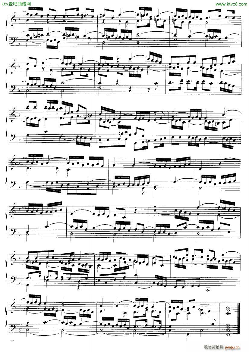Handel Suite in F major G175 179()6