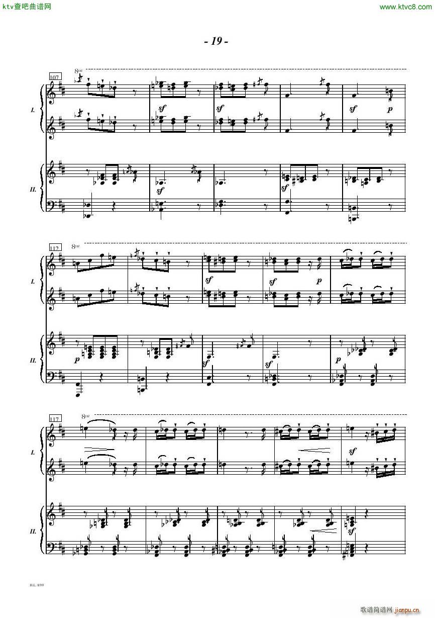 Diabelli Sonata Op33 For Two Pianos()19