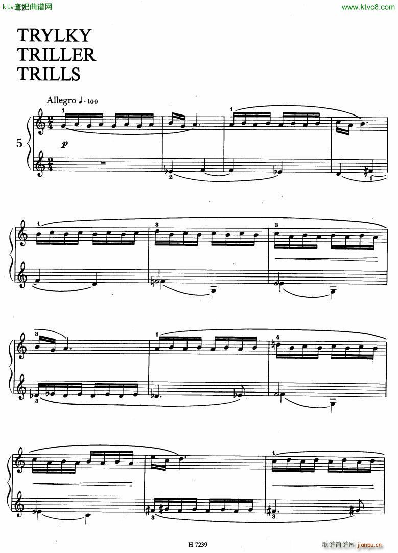 Hurnik piano etudes()9