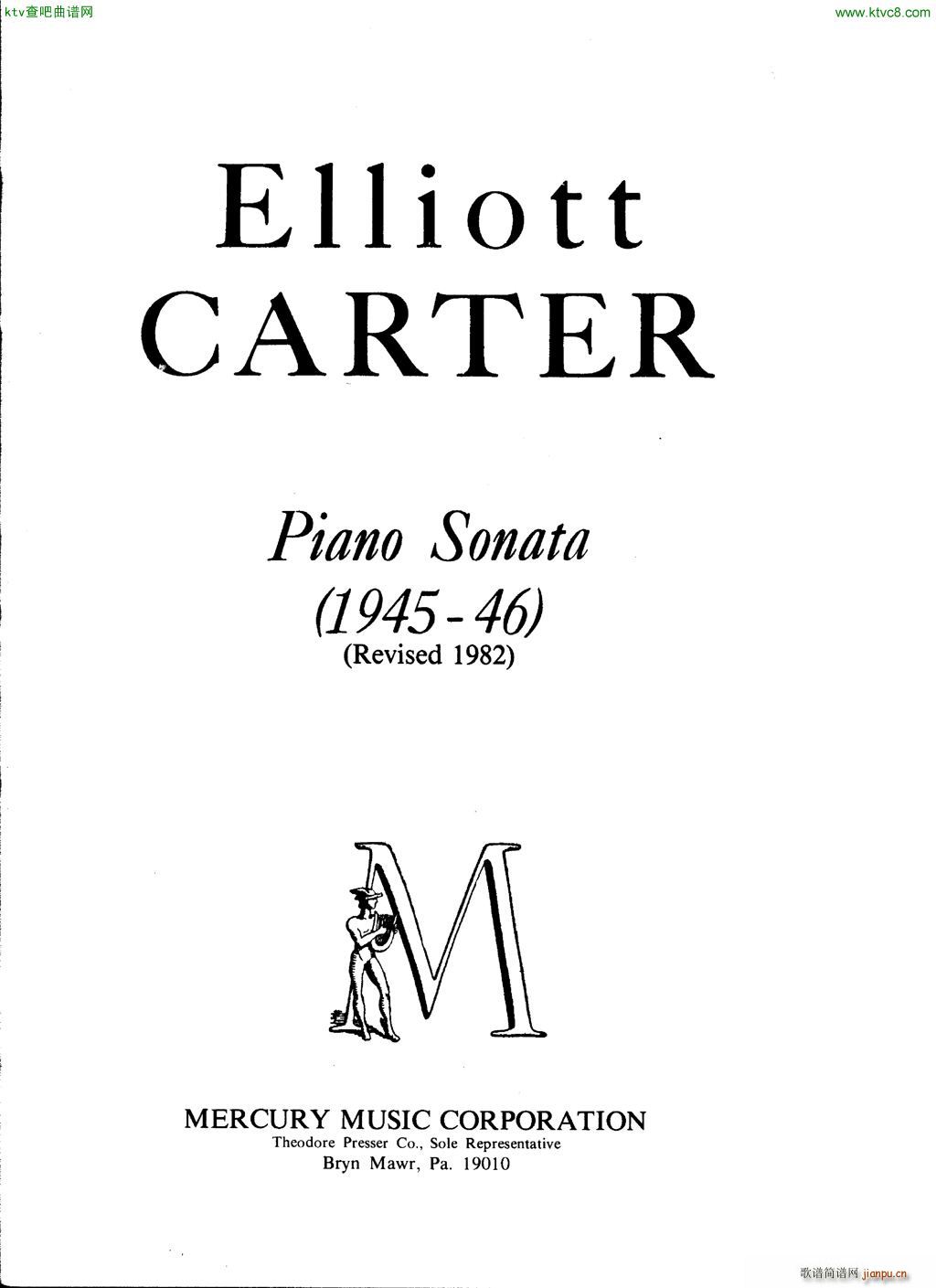 Carter Piano Sonata()1