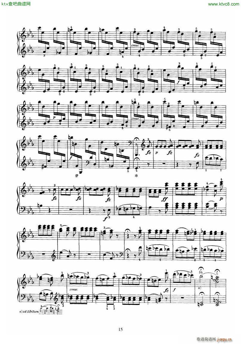 Piano Sonata No 52 in Eb()15