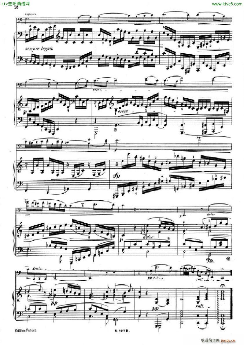 Hummel Sonata for cello and piano()14