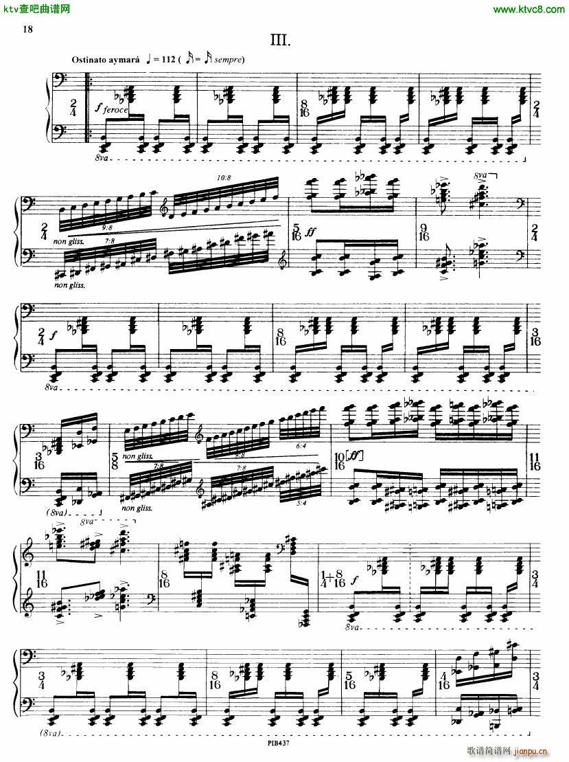 Ginastera op 53 Sonata No 2()18