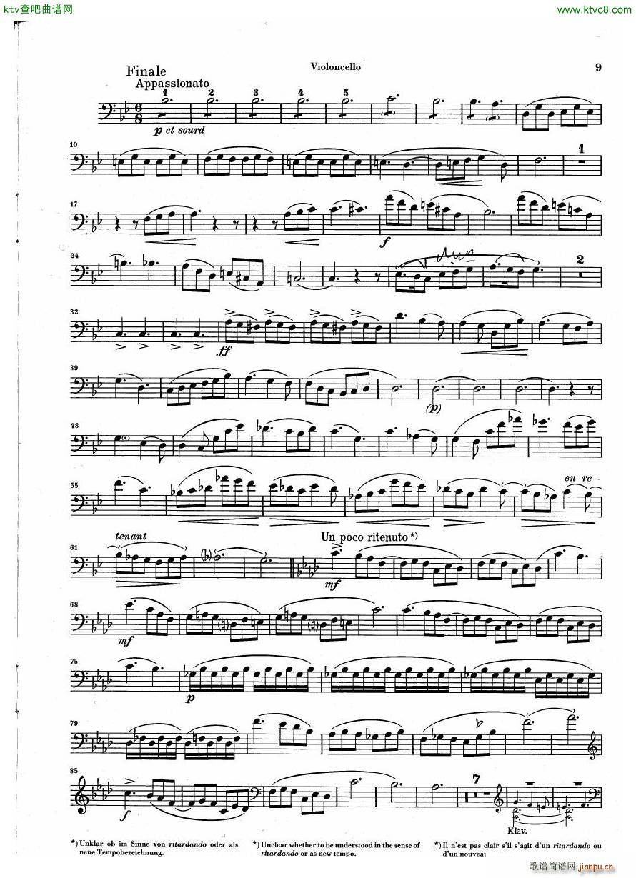 Debussy Piano Trio in G parts()17