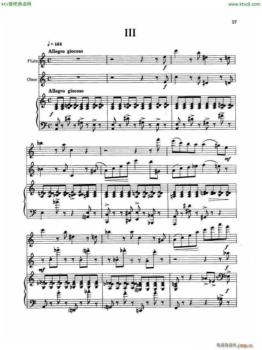 Madeleine Dring Trio For Flute Oboe And Piano()27