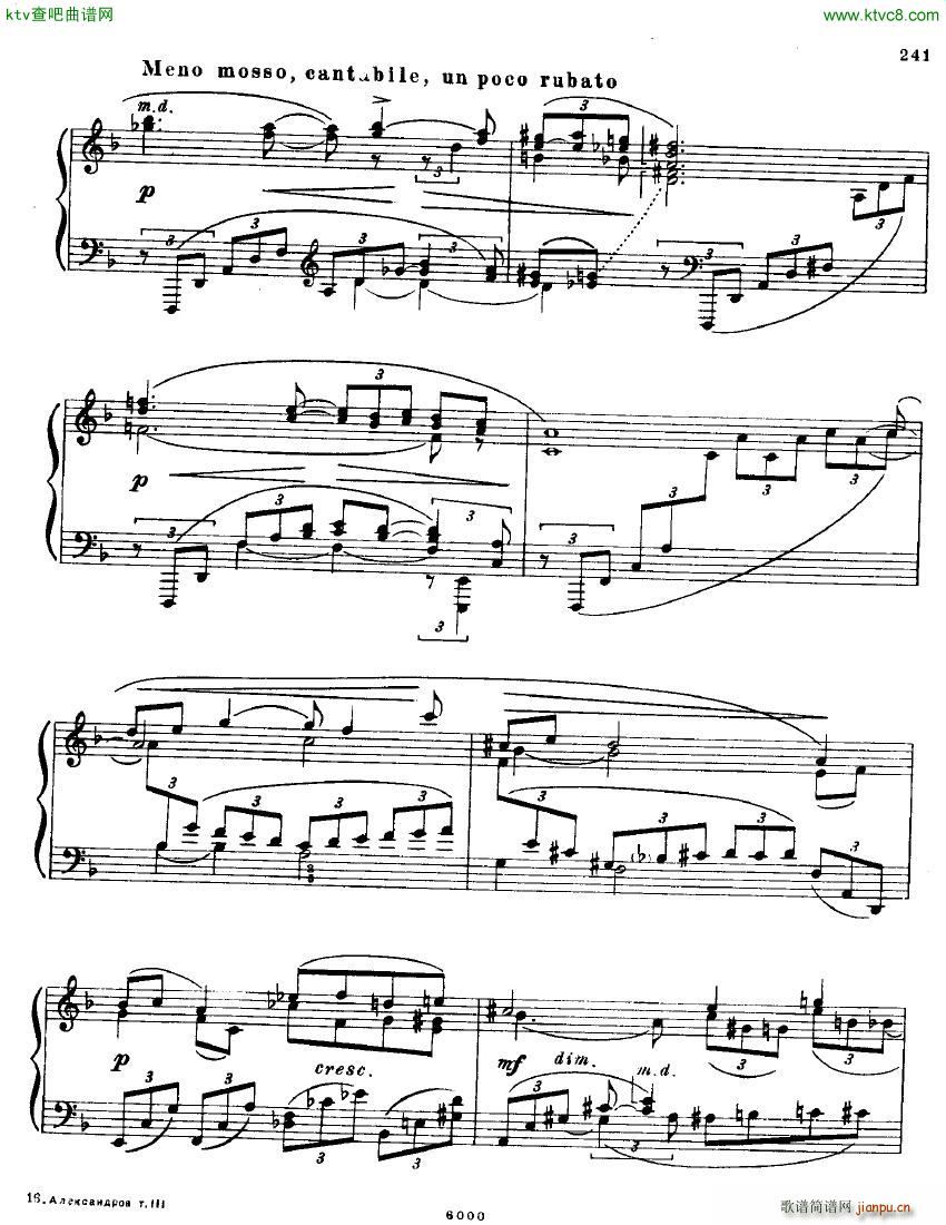 Anatoly Alexandrov Opus 72 Sonata no 10()3