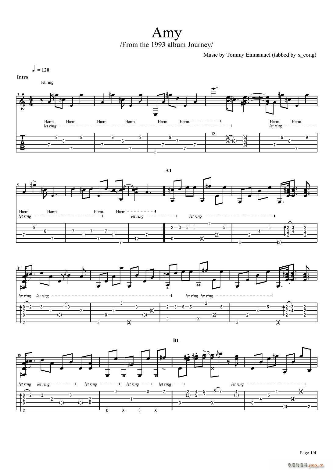 tommy emmanuel amy version 2 ָ()1