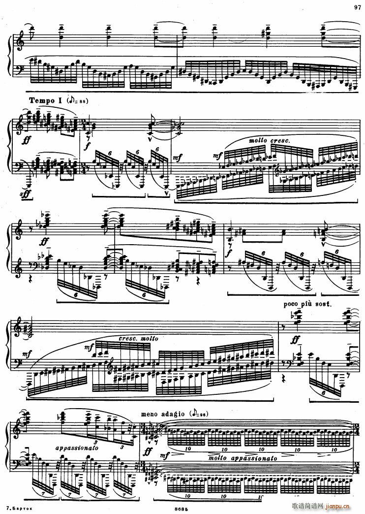 Bartok SZ 41 Deux Elegies op 8b()14