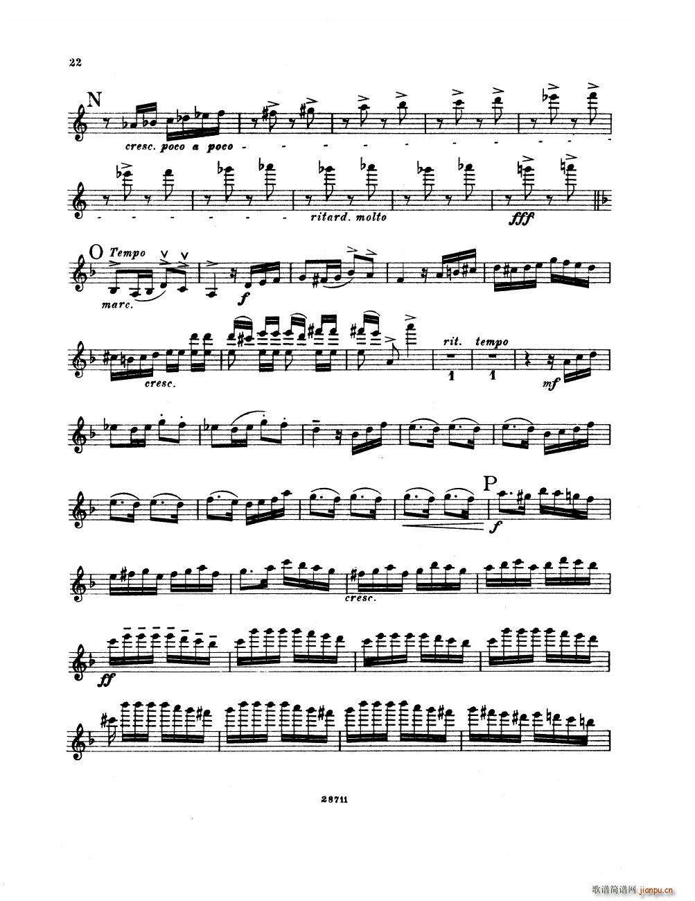 Bowen Suite for violin and piano violin part()22