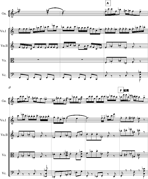 古筝曲-钢琴谱(钢琴曲)-齐少凡