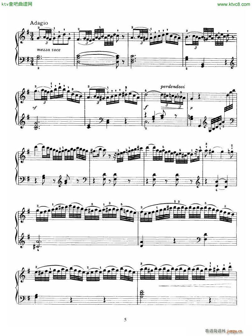Haydn Piano Sonata No 34 In E()5