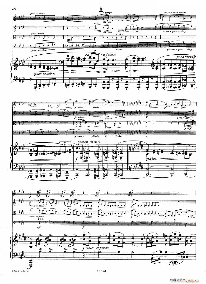 Brahms op 34 Piano Quintet f minor score һ()27