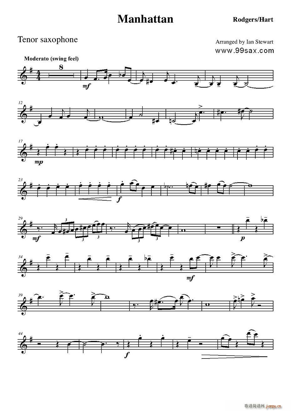 Manhattan Tenor Sax()1