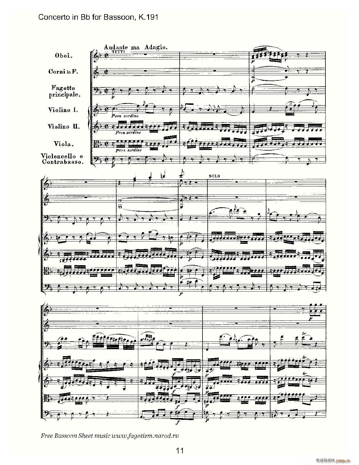 mozart score Ī()11