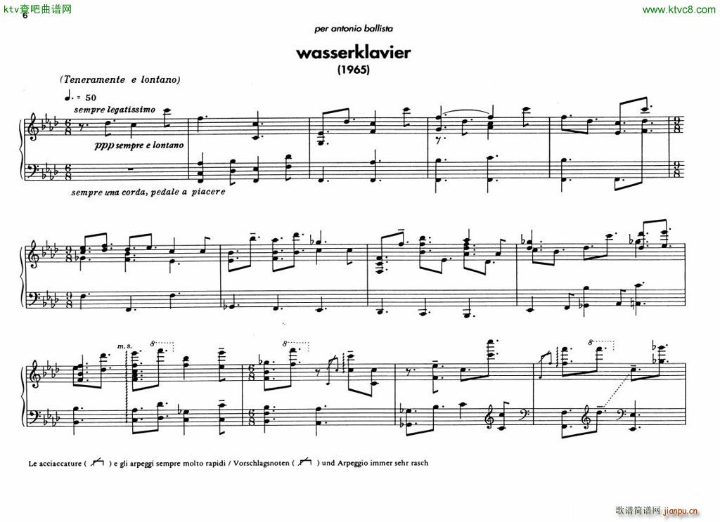 Berio 6 Encores for Piano()6