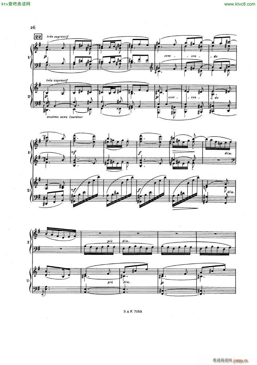 busser debussy Petite Suite 2P()26