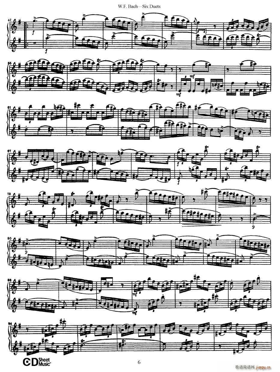 Six Duets(ָ)6