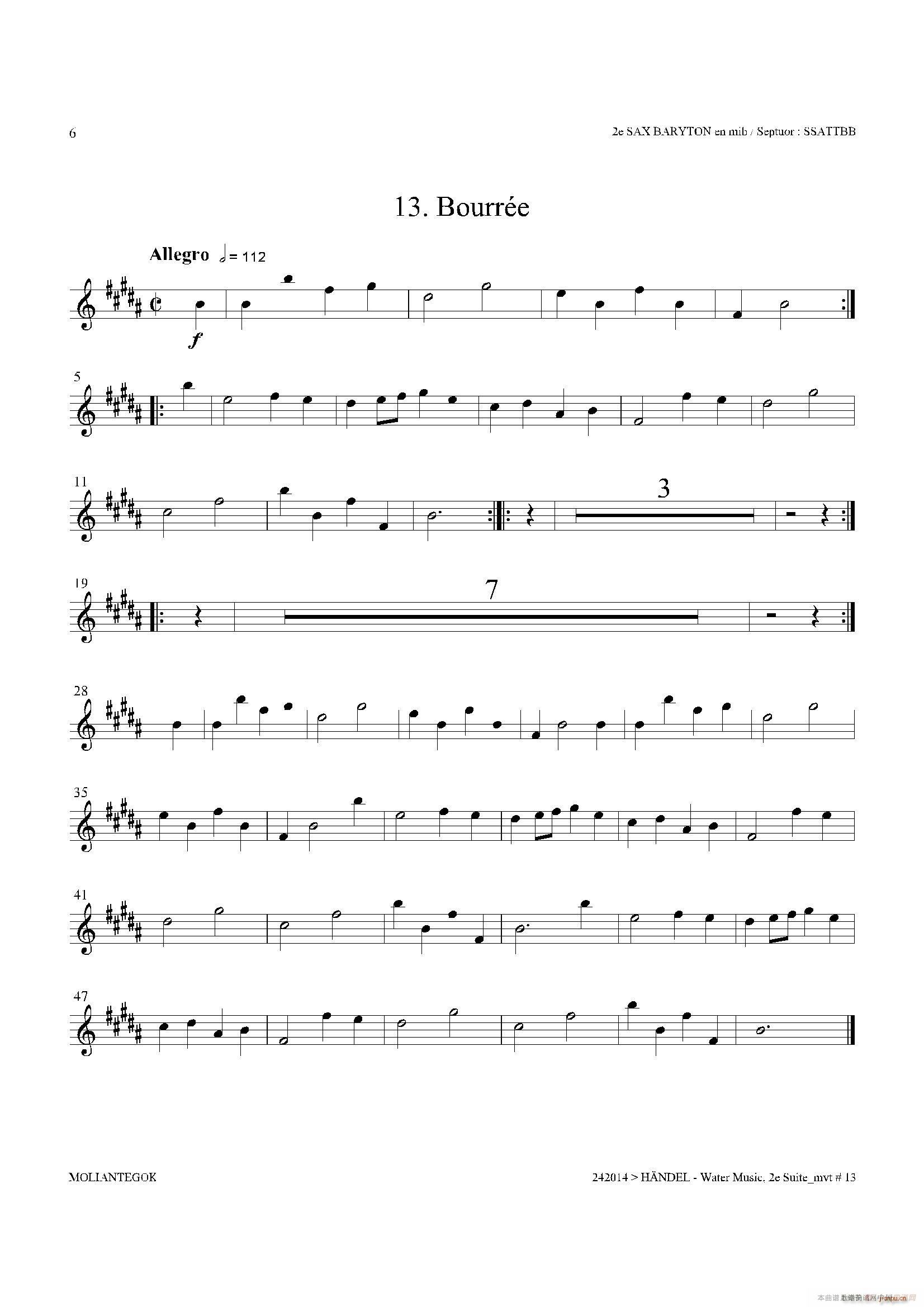 Water Music HWV 349 No 2 ڶϵ˹(ʮּ)6