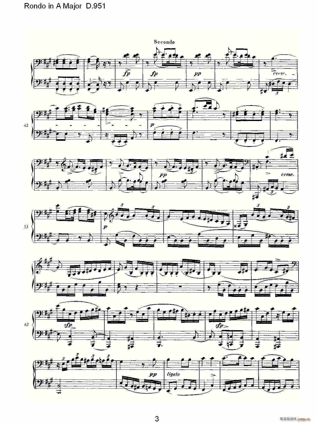 Rondo in A Major D.951(ʮּ)3