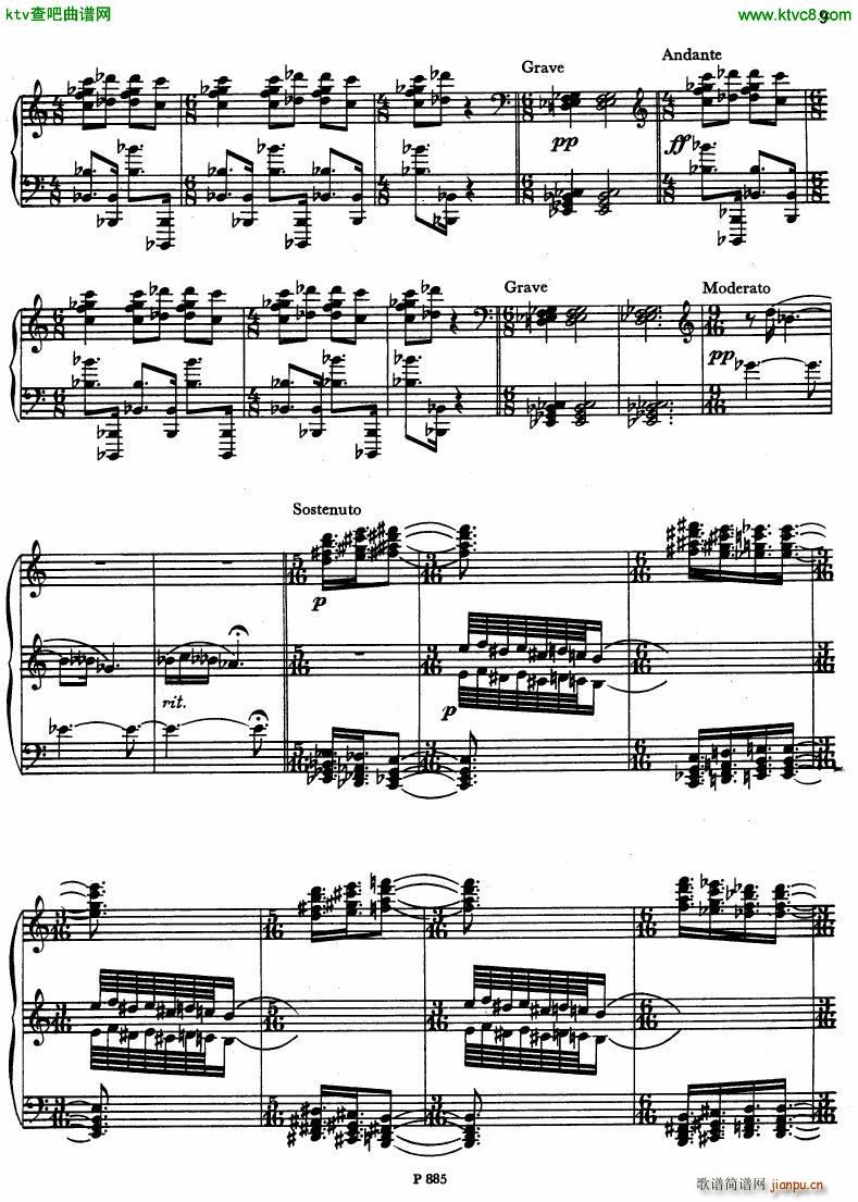 Fiser piano sonata no 4()7