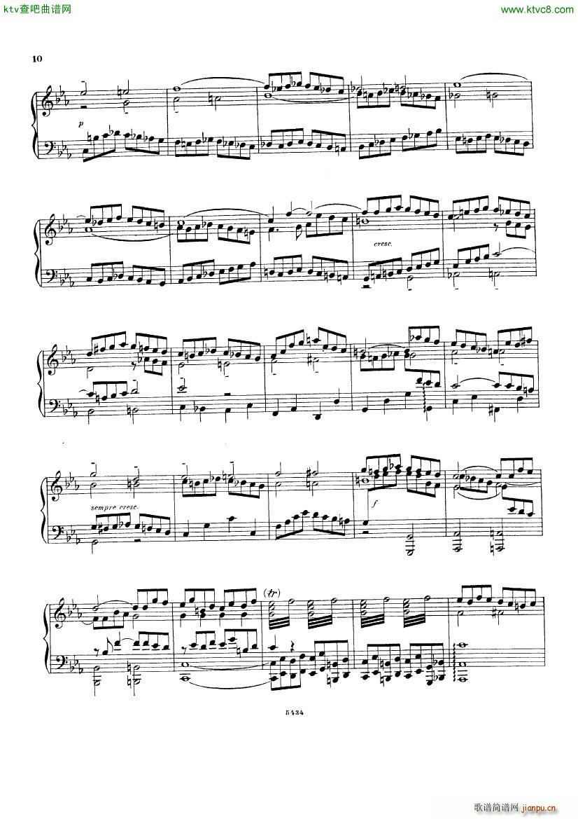 Bach D Albert Prelude and fugue in c minor()9