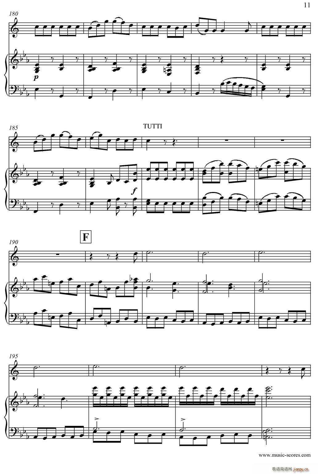 Mozart Concerto KV495 No 4 3st Rondo (ʮּ)11