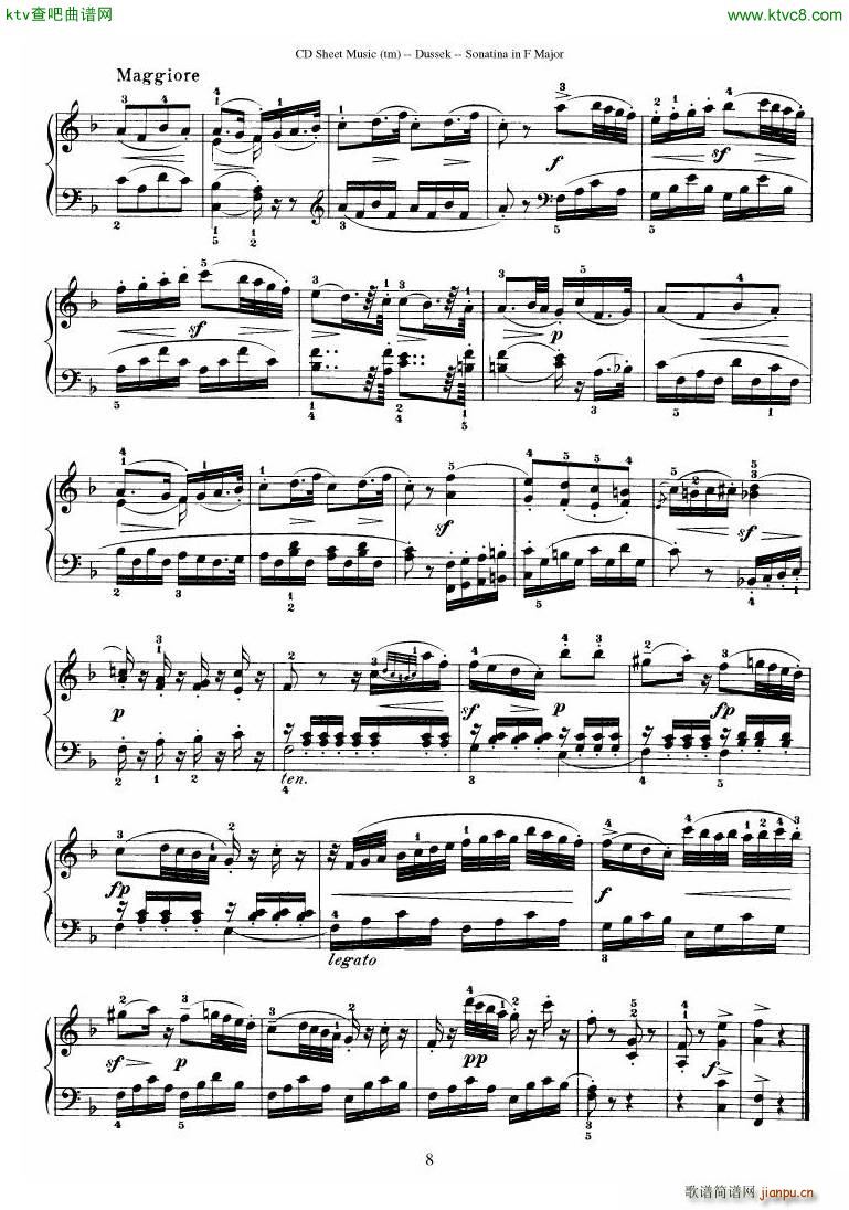 Dussek Sonatina in G Major()19