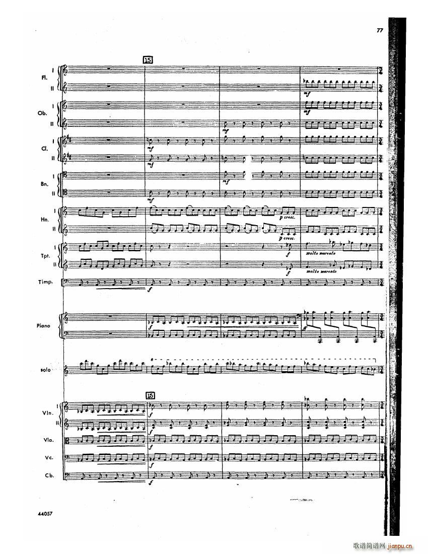 Barber op 14 Violin Concerto Score ()36