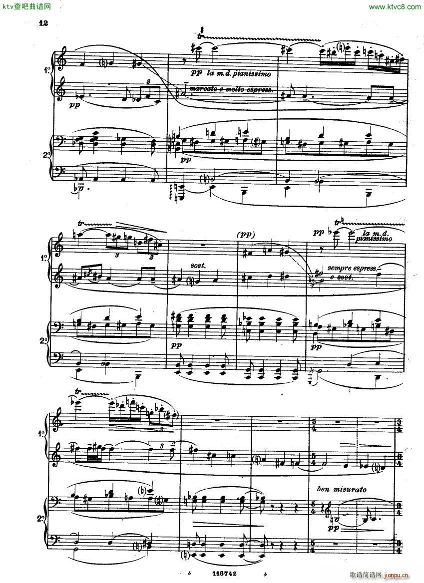 Casella Five Easy Pieces Pupazzetti 4 hands 1915()12